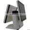 Bizsoft Good design Pos touch X8TS pos machine with dual monitor for restaruant
