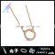 new products 2016 18K rose gold plating personalized custom pendants for lady