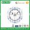 Coastal Decor Ship Wheels modern wooden wall clock