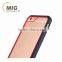For iphone 6 plus case Double colors soft tpu frame and Acrylic back case For iphone 6s plus case Cell phone case