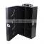 Black color empty PU leather wine display box