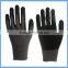 High Quality Polyester Sandy Nitrile Safety Industry Gloves Manufacturer