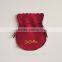 custom suede jewelry bag with logo