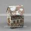 beautiful house shape gift tin box