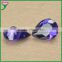 high quality purple loose pear shaped synthetic cubic zirconia gemstone