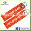 Custom best selling polyester fabric stylish novelty souvenir jacquard short lanyard with strap keyring China wholesale