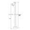 Brass free standing european brass bath faucet HD4201L