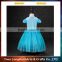 2016 Hot sale children fluffy frozen dress beautiful girl princess dress