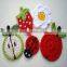 Handmade fashion crochet fruit applique ,custom appliques on clothing