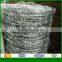 Hot dipped galvanized PVC coated Barbed Wire high security fence