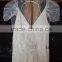 Sheath Fancy illusion crystals heavy beading Wedding Dresses LTG-003