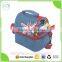 Multifunction custom promotional denim lunch cooler handbag with double layers
