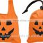 New Trick or Treat Pumpkin Bag folding nylon tote bag with Smiling