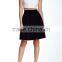 Sample Order Accept Oem Service Girls Skirt Black Umbrella Latest Fashion Casual Skirts