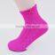 custom woman bow tie pointelle pattern rumi ankle sock