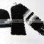 Wholesale Fashion Color Stripes Knitted Set Scarf and Hat