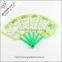 Promotional products pp fan/advertising pp fan/folding hand fan frame