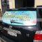 vehicle graphics rear window one way vision stickers