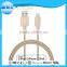 Factory wholesale attractive mfi usb cables with various colors chosen