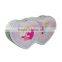 Heart-shape Lovely Chocolate Gift Box for Valentine's Day Candy Tin Heart Shape Comestics Tin Box for Food Storage