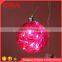 Customized LED glass ball christmas ball christmas day gifts