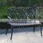 Hot sale! SH020 Cast Aluminum outdoor furniture bench jewellery shop furniture coffee shop furniture