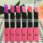 24color square shape matte color lipstick individual pink color packing box