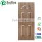Designed molded hdf veneer raw wood door skin