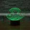 2016 New 3D Optical Night Light Turtle 7 RGB Light Colors 10 LEDs AA Battery or DC 5V Mixed Lot