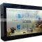 transparent lcd door fridge, transparent lcd showcase