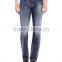 Slim-fit tapered jogg dark black wash straight leg jeans for men