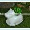 ceramic hippo shape bonsai pot hippo flower pot for indoor decor
