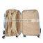 abs+pc plastic suitcase trolley