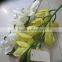 real touch 9 heads artificial latex flower cymbidium faberi