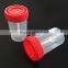 urine and stool container specimen container with screw cap