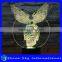 Creative Vision 3D Skull with Wings Shaped LED 7 Colors Flashing Touch Control Acrylic Night Light