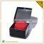 Square Folding Hat Shipping Box Black With Logo Print Custom