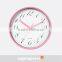 DEHENG colorful plastic wall clock