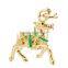 Colorful Fashion Christmas Deer Brooch Alloy Rhinestone Brooch Jewellery