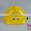 Yellow child fire helmet hat role play performance hat