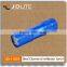 Colorful small led torch light 9led flashlight with Diamond reflectorled