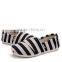 high level breathable canvas women shoes with colorful and bright