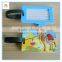 Manufacturer wholesale custom luggage tag, custom cartoon cute custom silicone rubber luggage tag