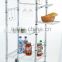 kitchen trolley shelf cart with wheels and MDF Top