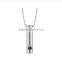 Pendant Fashion Stainless Steel Jewelry Necklace Safety Stainless Steel Whistle Necklace