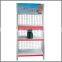 SSW-CM-125 3/4/5-Layer Wire Mesh Beverage Display Shelf for Retail Store Shopping Mall