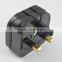 New product China alibaba wholesales,Euro to UK BS1363 converter plug with FUSE 13A ,ac plug adapter male to male