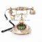 cute antique metal caller id telephone