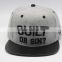 Flat Visor PU Leather Brim Hip Hop Snap back Cap Hats