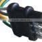 4-Way Flat Molded Connector,4 pin auto connectors,4 pin mini din power connector